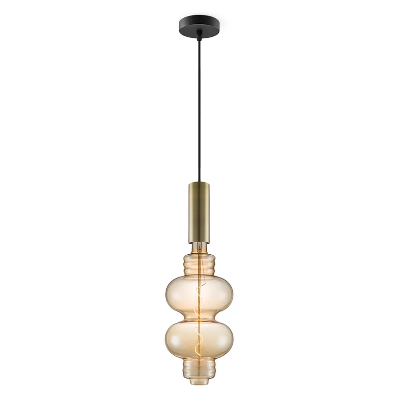 hanglamp Saga brons Diabolo van Home Sweet Home in Amber – productfoto