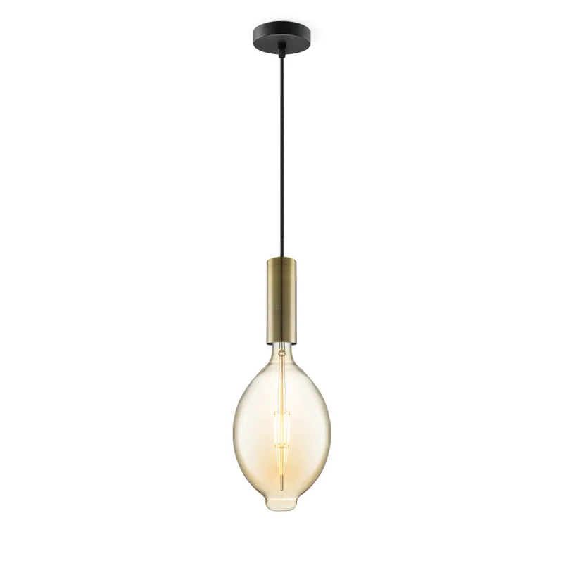 hanglamp Saga brons Oval van Home Sweet Home in Amber – productfoto