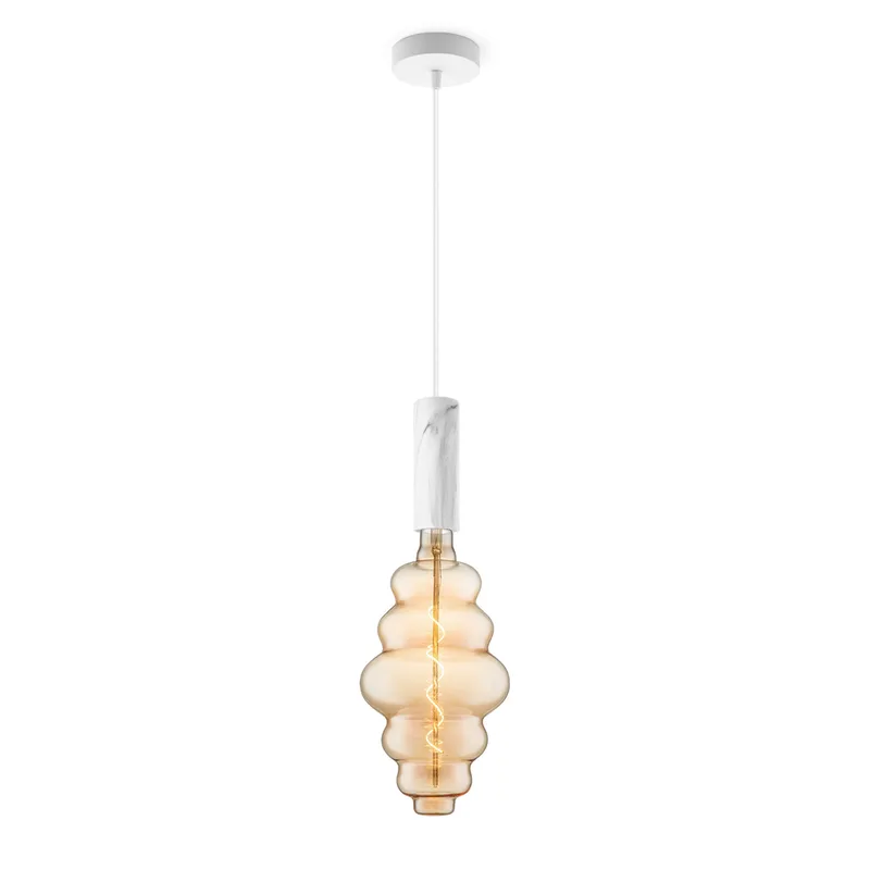 hanglamp Saga marmer Cloud de Home Sweet Home en Amber – photo du produit