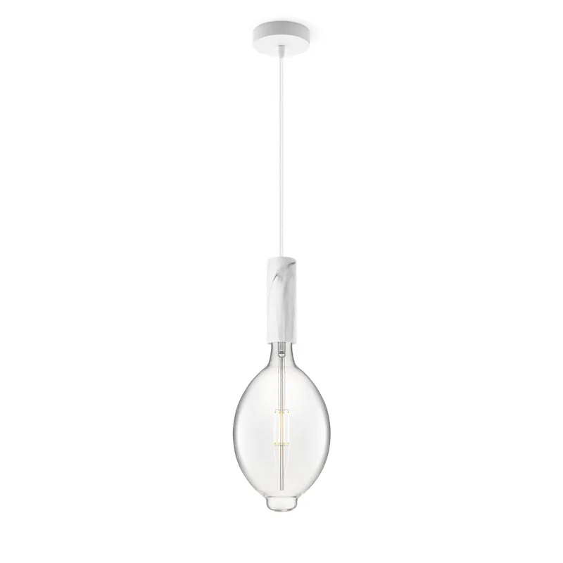 hanglamp Saga marmer Oval by Home Sweet Home in Helder – product photo