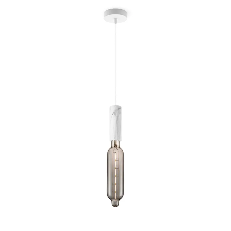 hanglamp Saga marmer Tube by Home Sweet Home in Smoke – product photo