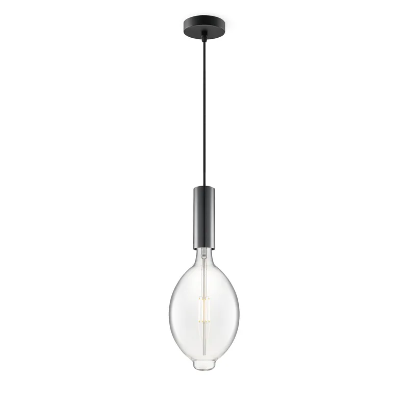 hanglamp Saga zwart Oval från Home Sweet Home i Helder – produktbild