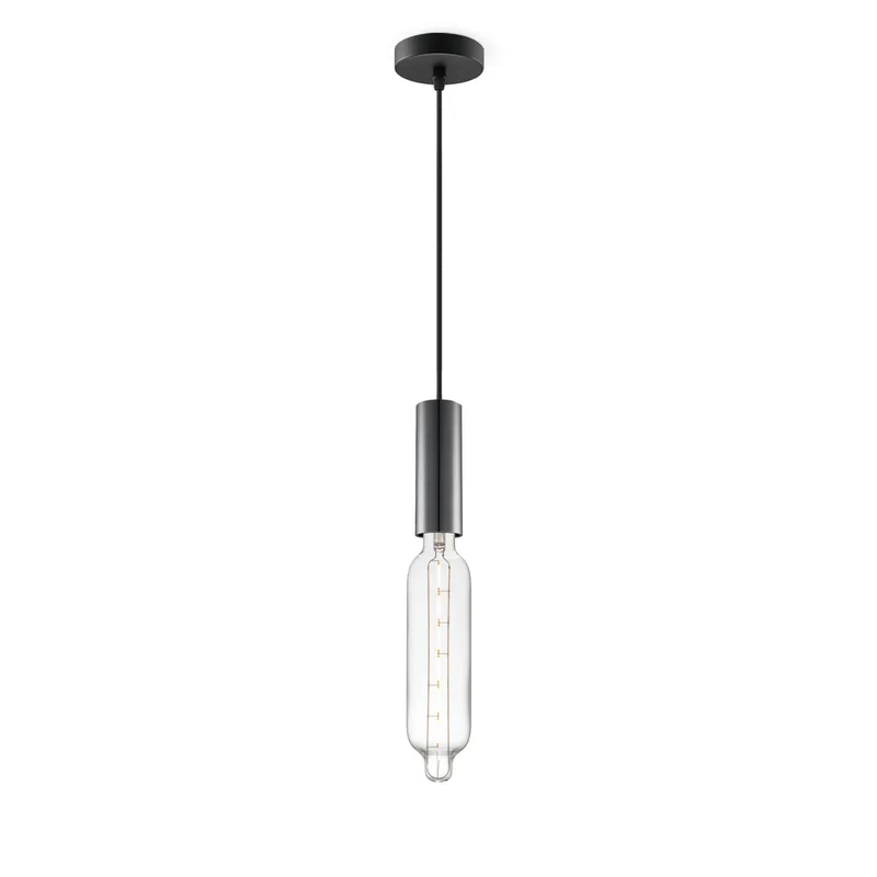 hanglamp Saga zwart Tube by Home Sweet Home in Helder – product photo