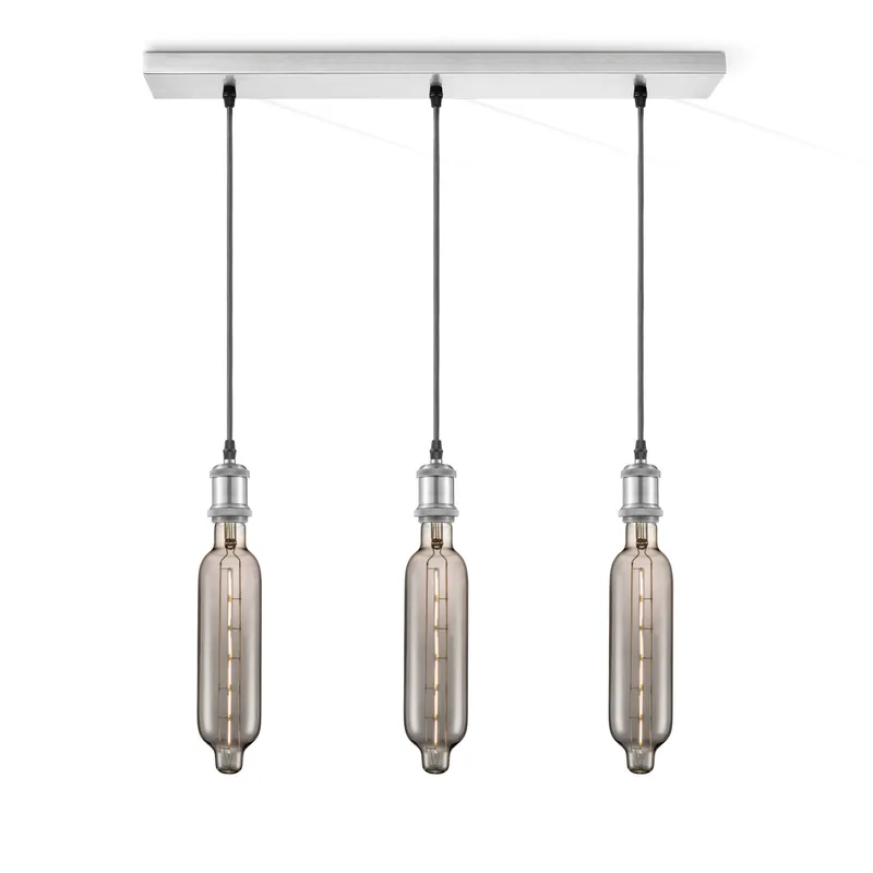 hanglamp Vintage 3L Beam Tube by Home Sweet Home in Smoke – product photo