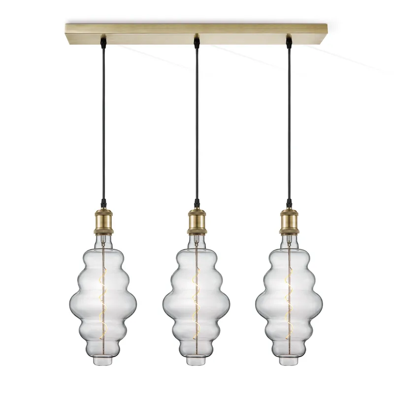 hanglamp Vintage brons 3L Beam Cloud by Home Sweet Home in Helder – product photo