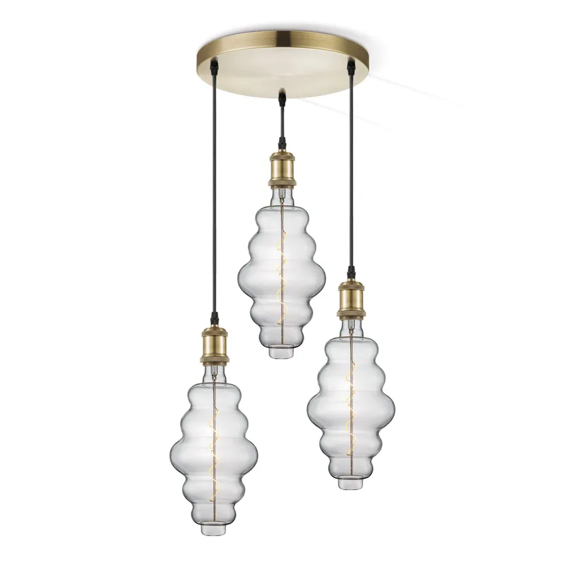 hanglamp Vintage brons 3L Cloud van Home Sweet Home in Helder – productfoto