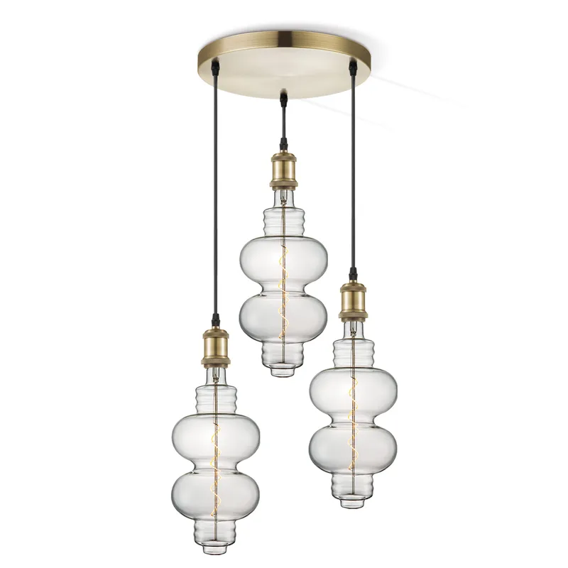 hanglamp Vintage brons 3L Diabolo van Home Sweet Home in Helder – productfoto