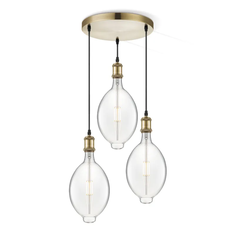 hanglamp Vintage brons 3L Oval van Home Sweet Home in Helder – productfoto