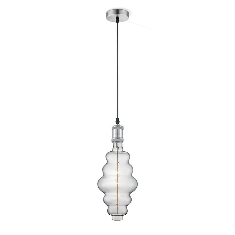 hanglamp Vintage Cloud - Mat staal by Home Sweet Home in Helder – product photo