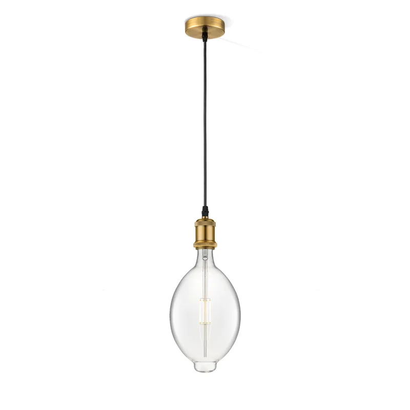 hanglamp Vintage Oval - Brons van Home Sweet Home in Helder – productfoto