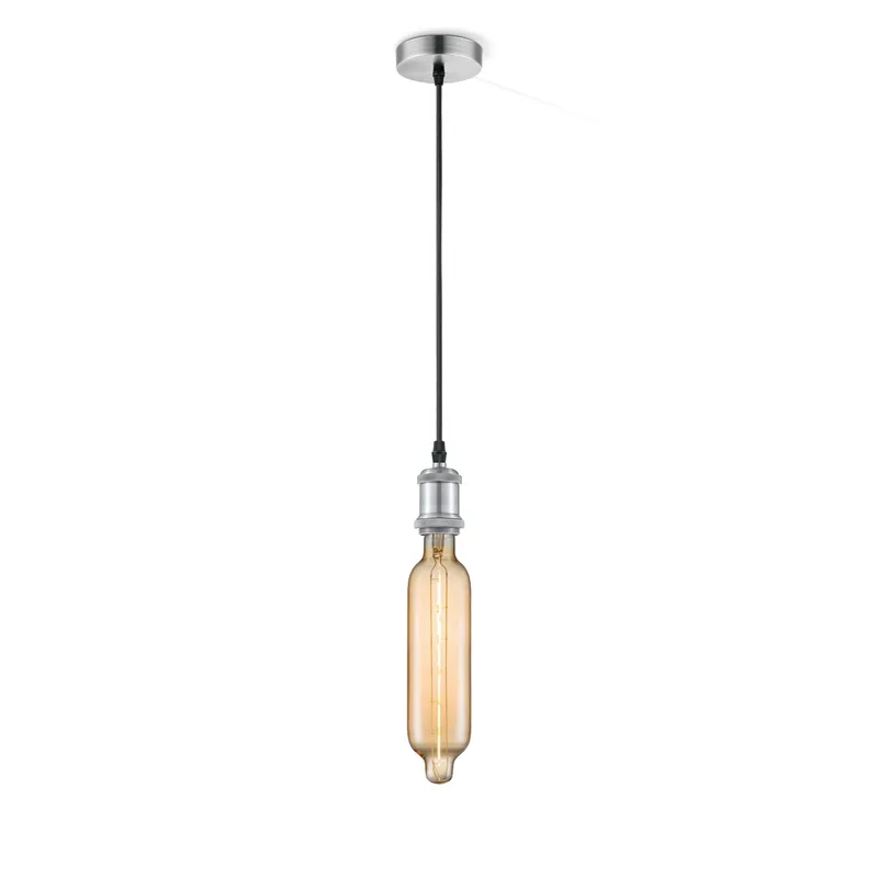 hanglamp Vintage Tube - Mat staal van Home Sweet Home in Amber – productfoto