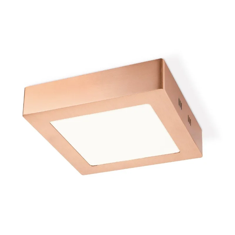 LED plafondlamp Ska vierkant 17 by Home Sweet Home in Copper – product photo