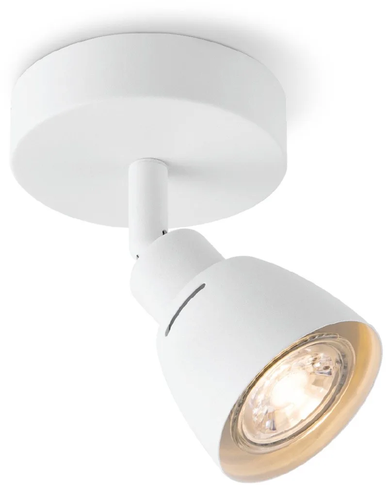 Moderne LED Opbouwspot AKA - 9.5/9.5/13cm - lichts plafondspot - gemaakt van metaal - voor Woonkamer en Slaapkamer van Home Sweet Home in Wit – productfoto