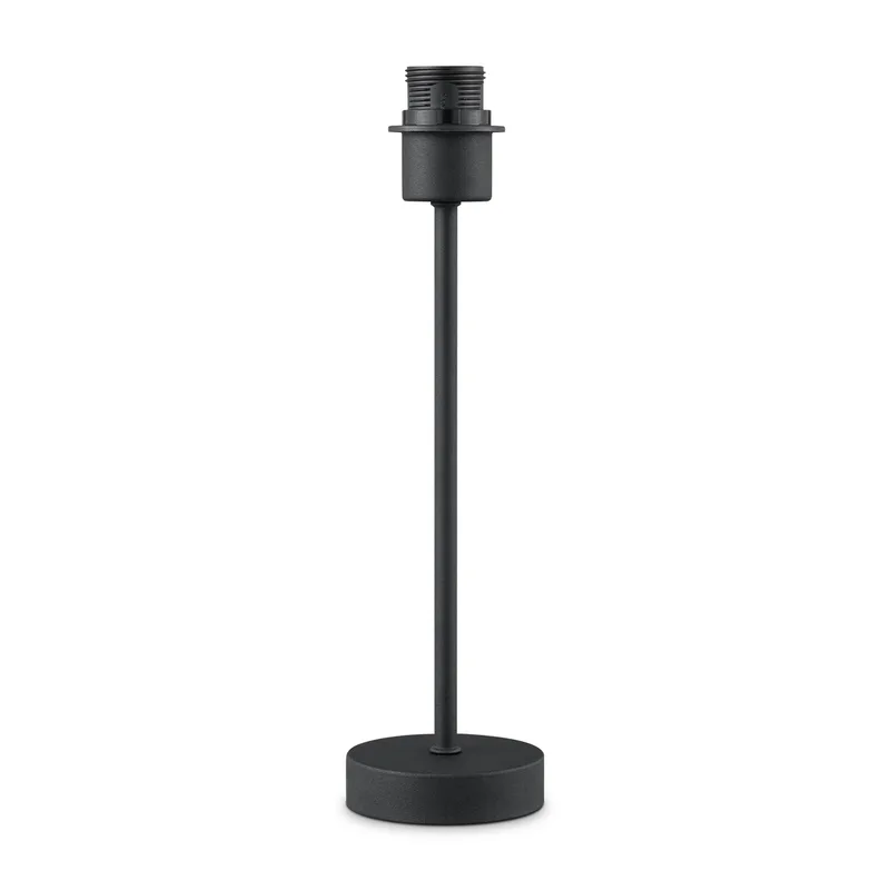 Moderne Tafellamp - Zwart -Modern Bedlampje - 10 x 10 x 36.5 cm - Met Schakelaar - Ontworpen voor gebruik in slaapkamers en studeerkamer - voor Lampenkap met max.35cm - set met E27 Lampfittingen - Lichtbron niet inbegrepen fra Home Sweet Home – produktbillede