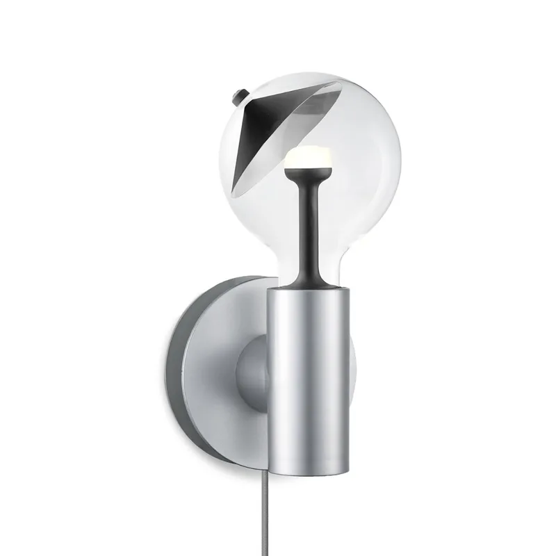 Move Me wandlamp Wally - Umbrella 5,5W - zwart zilver van Home Sweet Home in Grijs – productfoto