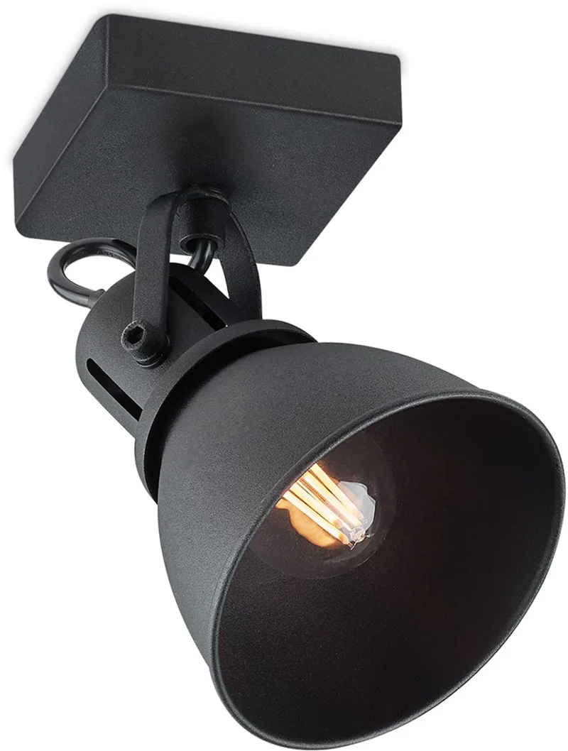 plafondspot Fama 1 - E14 - zonder lichtbron van Home Sweet Home in Zwart – productfoto