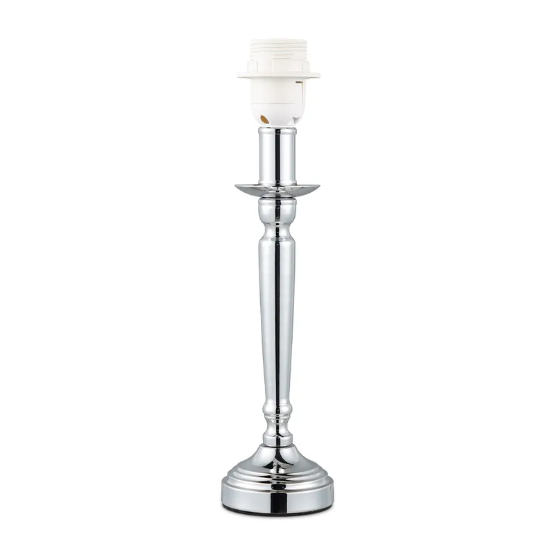tafellamp Baroc ↕ 28,5 cm de Home Sweet Home en Chrome – photo du produit