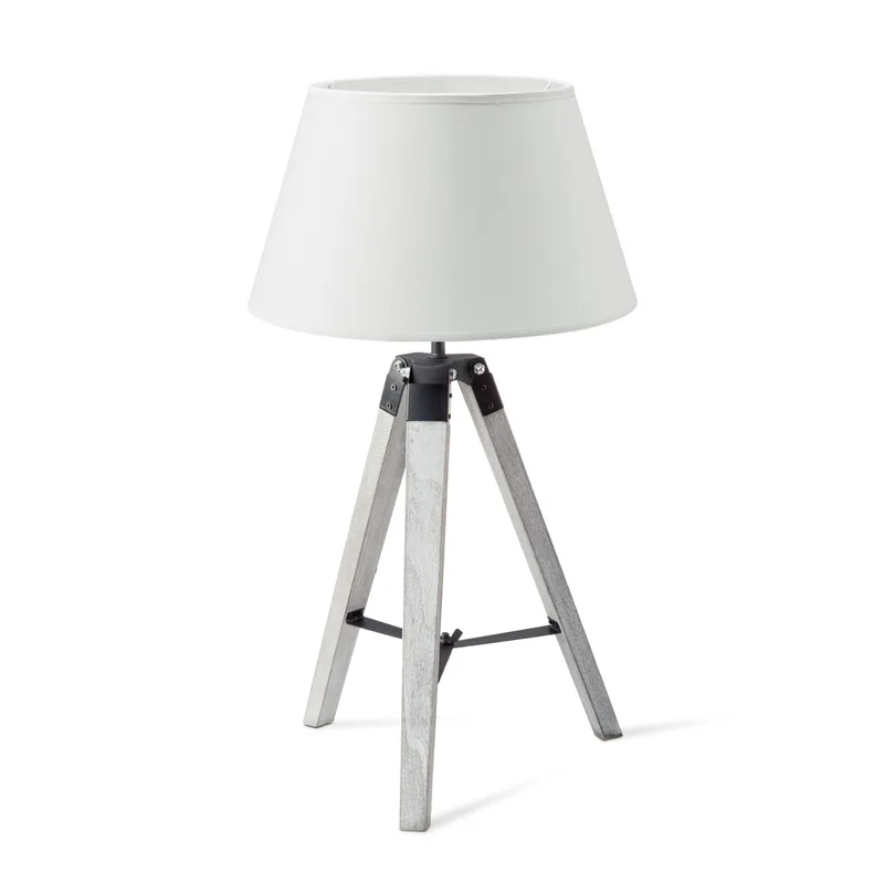 tafellamp Dia wit & lampenkap Largo - wit by Home Sweet Home in White – product photo