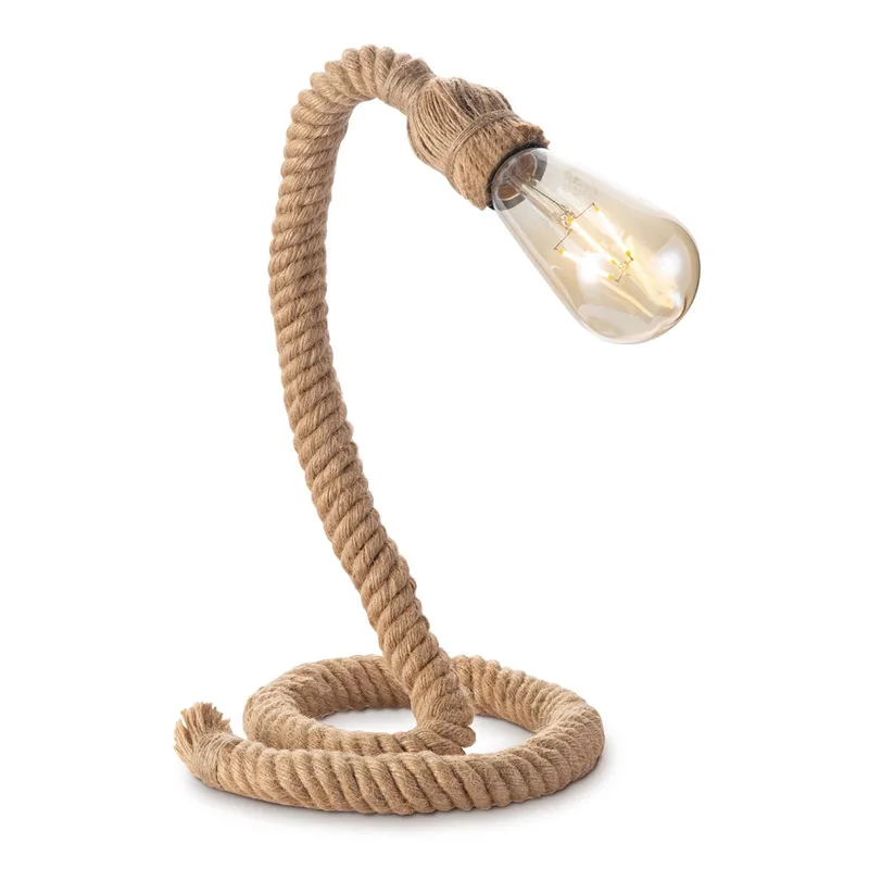 tafellamp Pier Rope by Home Sweet Home in Brown – product photo