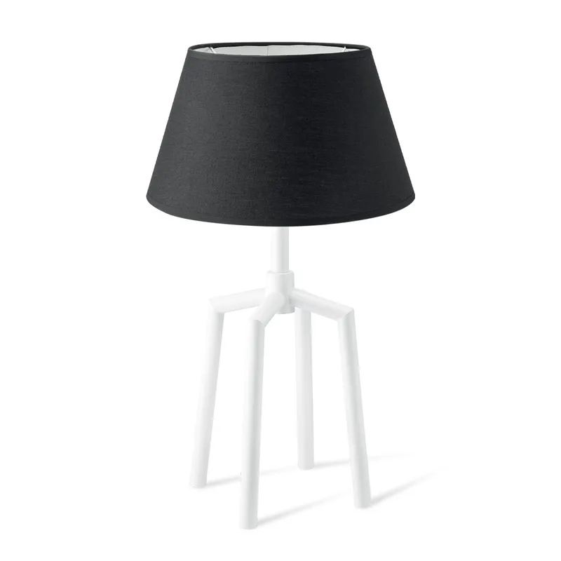 tafellamp Spinn wit & lampenkap Largo by Home Sweet Home in Black – product photo
