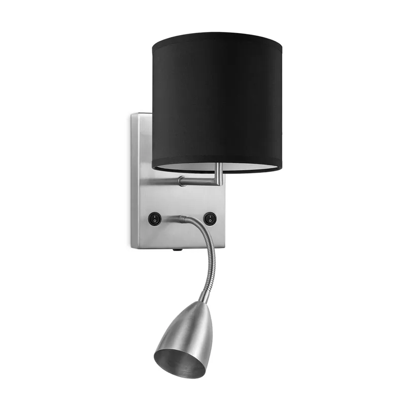 wandlamp read bling Ø 16 cm van Home Sweet Home in Zwart – productfoto