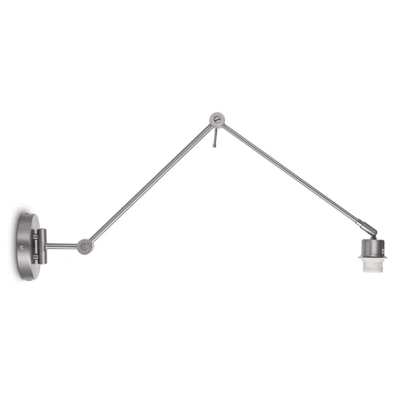 wandlamp Shift - aluminium fra Home Sweet Home i Sølv, Rvs – produktbillede