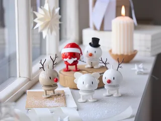 Angel Bumble Beeldje - S - Wit - Engel Beeldje & Kerstmis Decoratie voor Woonkamer of Kantoor - Leuk Kerst Cadeau Idee voor Mannen, Vrouwen en Kinderen de Hoptimist en Blanc – photo du produit 3 sur 5