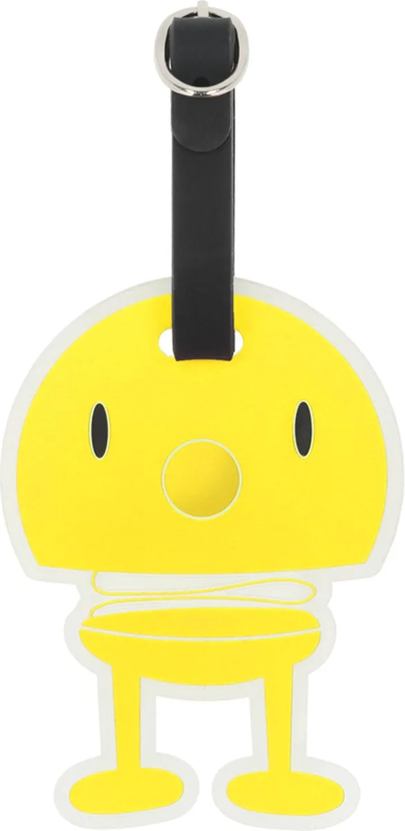 Bag tag Hoptimist 10,5 x 8 x 0,7 cm van Hoptimist in Geel – productfoto