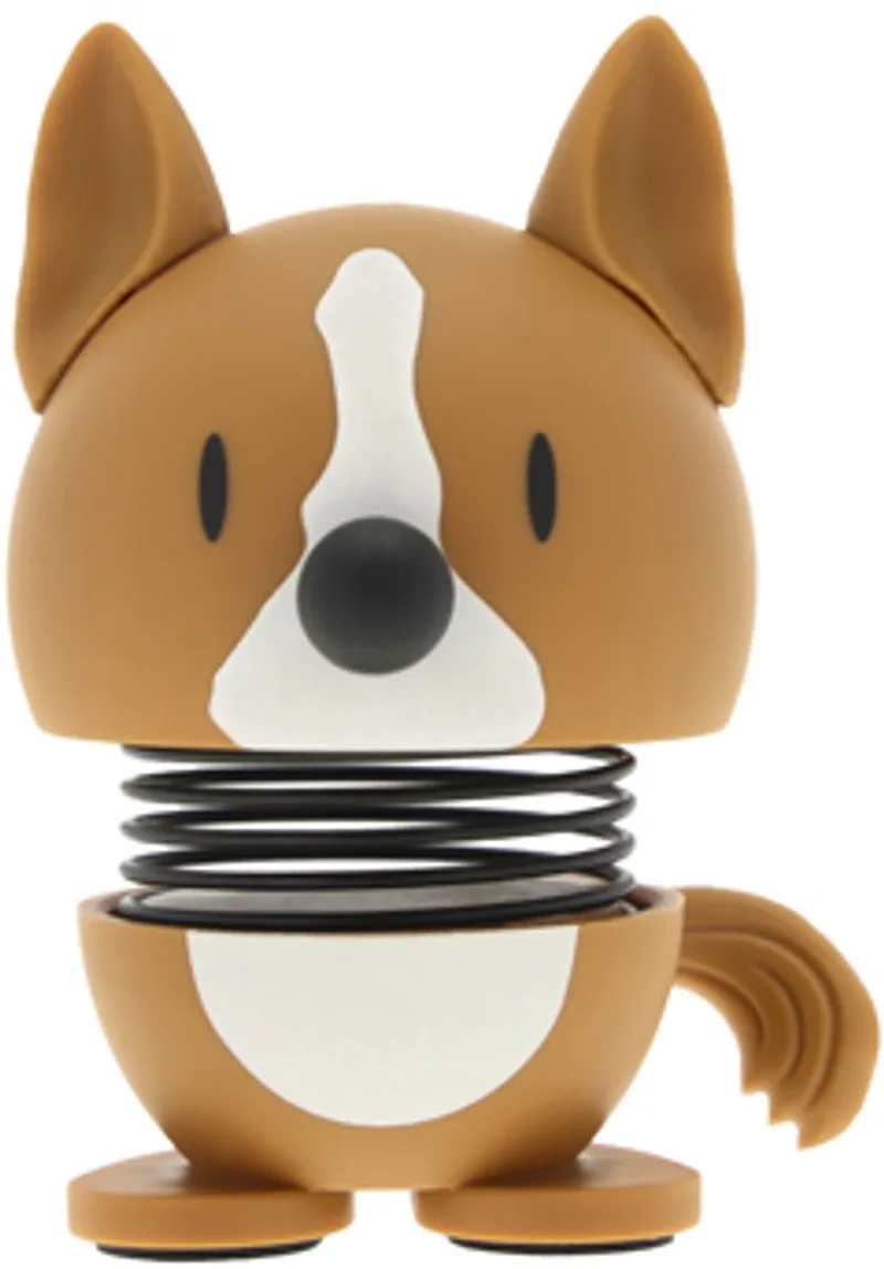 Beeldje Corgi Hond - XS - Bruin - Mini Beeldjes Decoratie voor Kantoor, Kamer en Woonkamer - Cadeau Idee voor Mannen, Vrouwen en Kinderen de Hoptimist en Marron – photo du produit
