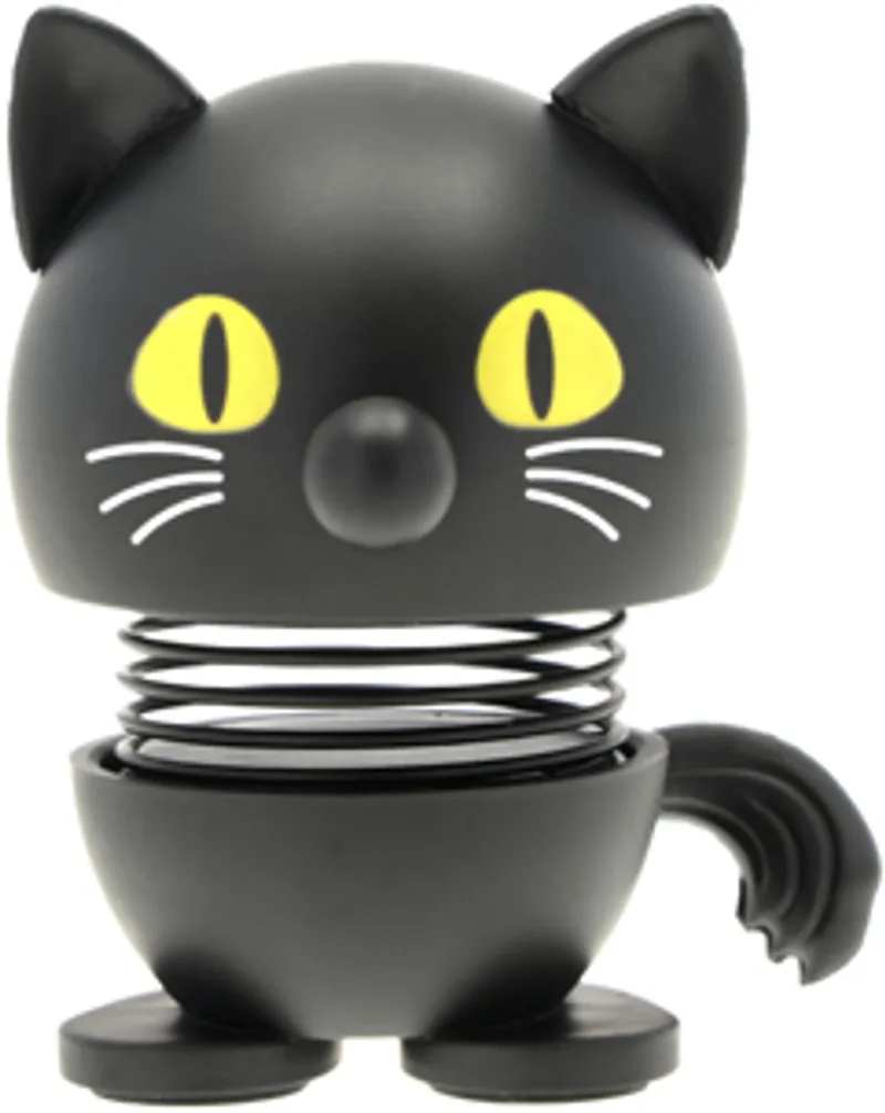 Beeldje Kat - XS - Zwart - Mini Beeldjes Decoratie voor Kantoor, Kamer en Woonkamer - Cadeau Idee voor Mannen, Vrouwen en Kinderen by Hoptimist in Black – product photo