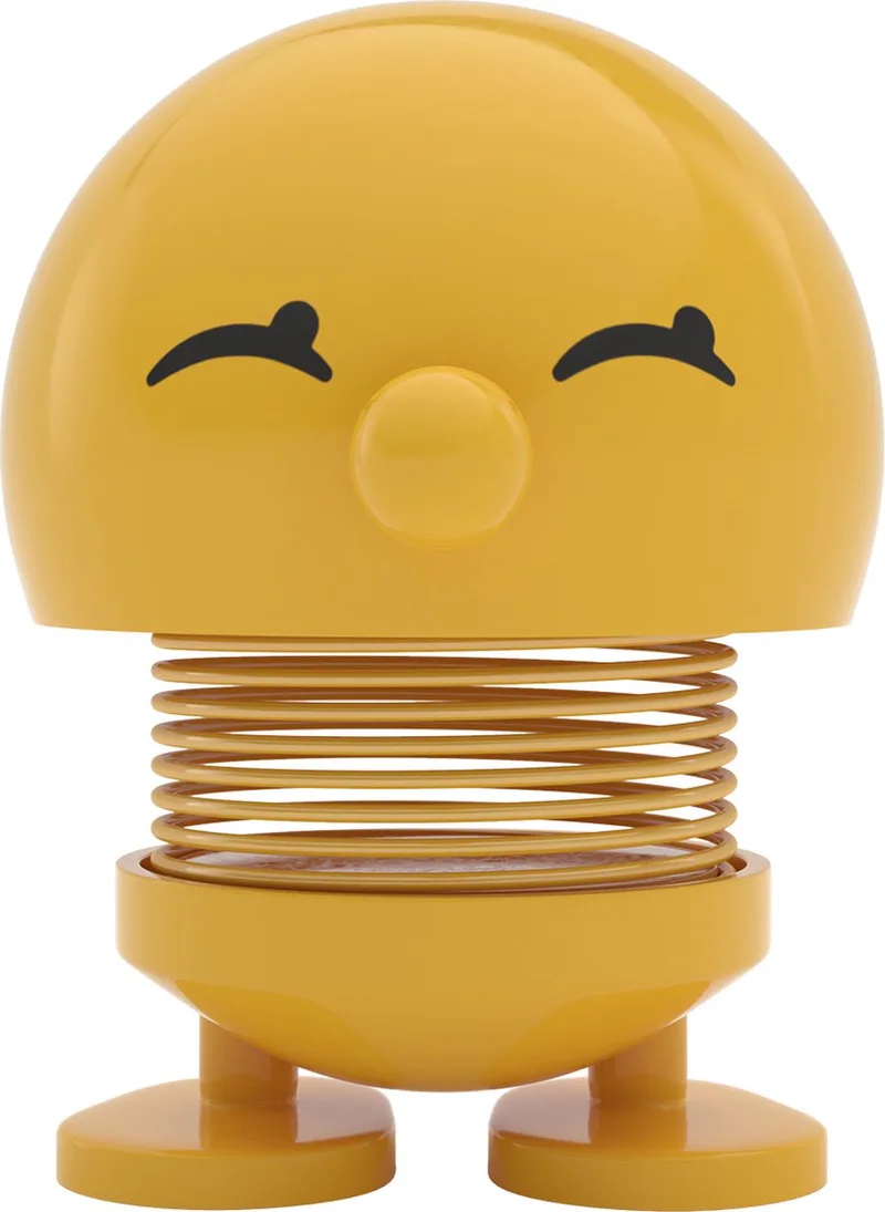 Bimble Beeldje - S - Wit - Beeldjes Decoratie voor Kantoor, Kamer en Woonkamer - Cadeau Idee voor Mannen, Vrouwen en Kinderen de Hoptimist en Jaune – photo du produit