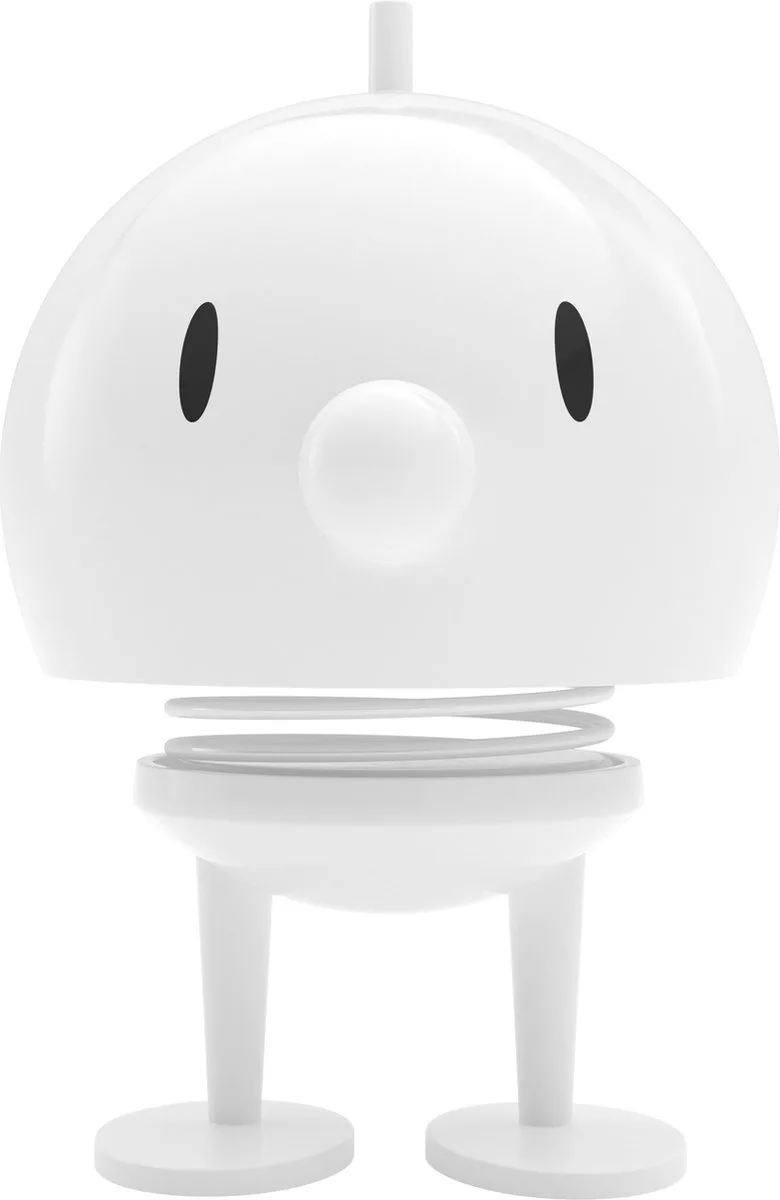 Bumble Beeldje - L - Wit - Beeldjes Decoratie voor Kantoor, Kamer en Woonkamer - Cadeau Idee voor Mannen, Vrouwen en Kinderen by Hoptimist in White – product photo