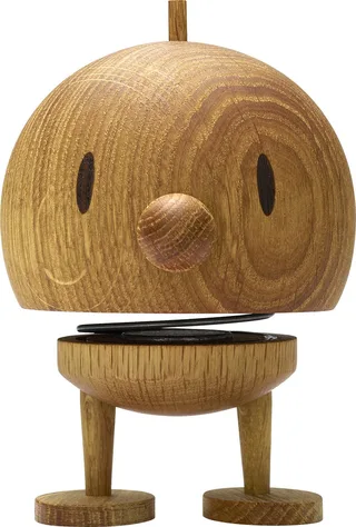 Bumble Beeldje - M - Eikenhout - Houten Beeldjes Decoratie voor Woonkamer, Kamer en Kantoor - Cadeau Idee voor Mannen, Vrouwen en Kinderen by Hoptimist in Oak – product photo 1 of 5