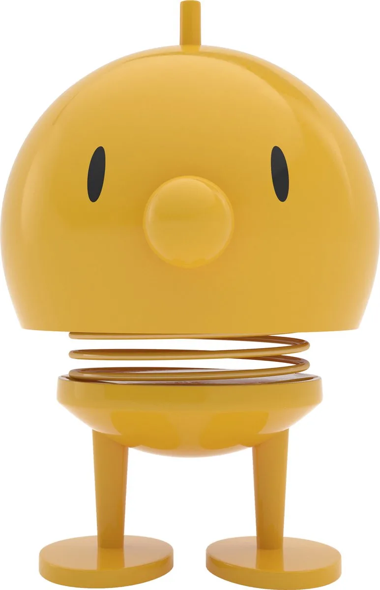 Bumble Beeldje - M - Geel - Beeldjes Decoratie voor Kantoor, Kamer en Woonkamer - Cadeau Idee voor Mannen, Vrouwen en Kinderen by Hoptimist in Yellow – product photo