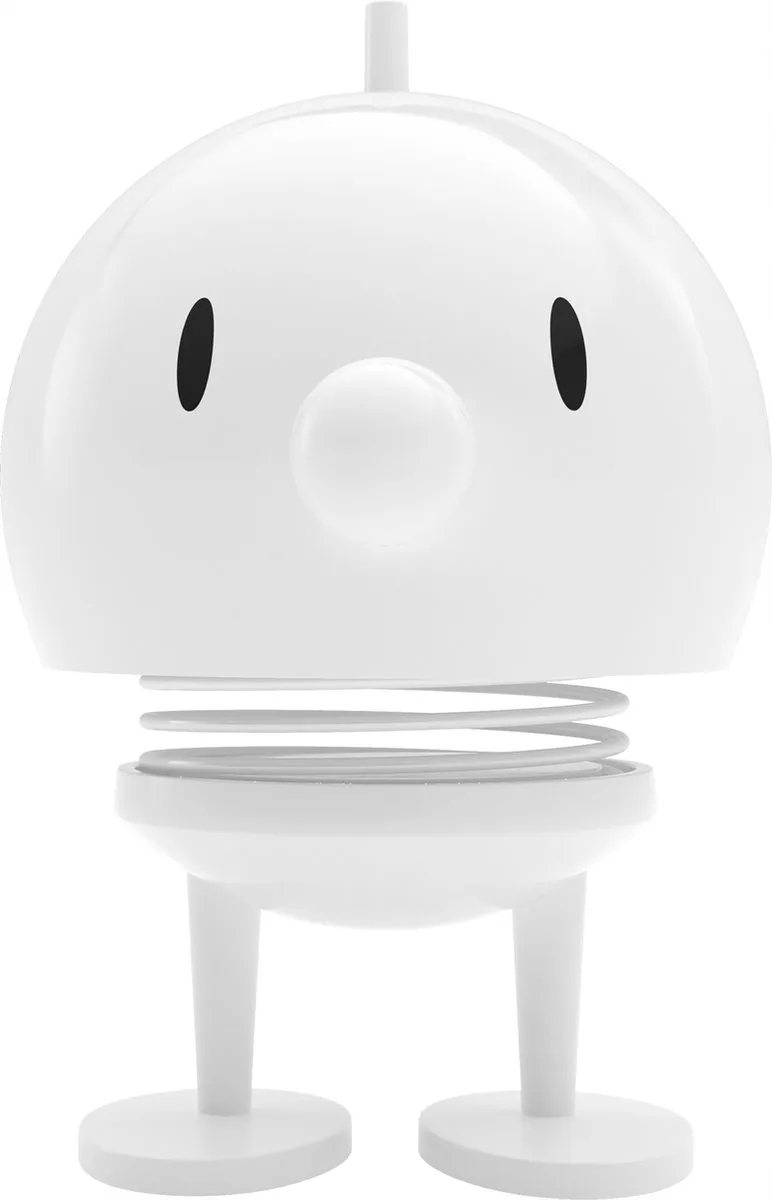 Bumble Beeldje - M - Wit - Beeldjes Decoratie voor Kantoor, Kamer en Woonkamer - Cadeau Idee voor Mannen, Vrouwen en Kinderen de Hoptimist en Blanc – photo du produit