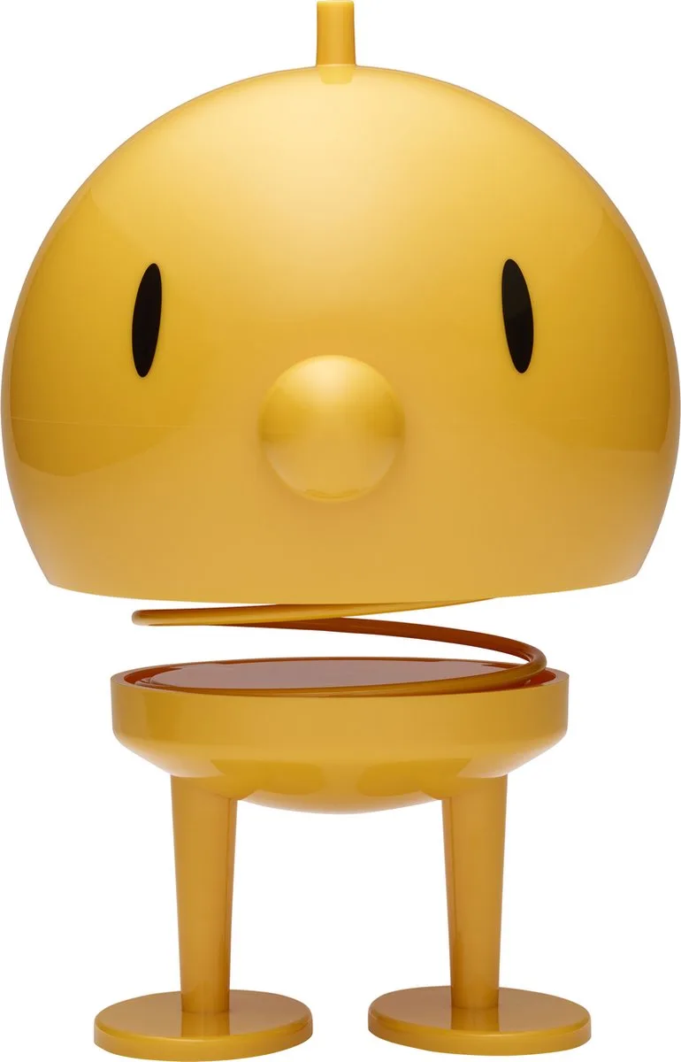 Bumble Beeldje - XL - Geel - Beeldjes Decoratie voor Kantoor, Kamer en Woonkamer - Cadeau Idee voor Mannen, Vrouwen en Kinderen van Hoptimist in Geel – productfoto