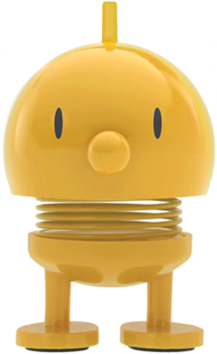 Bumble Beeldje - XS - Geel - Mini Beeldjes Decoratie voor Kantoor, Kamer en Woonkamer - Cadeau Idee voor Mannen, Vrouwen en Kinderen by Hoptimist in Yellow – product photo