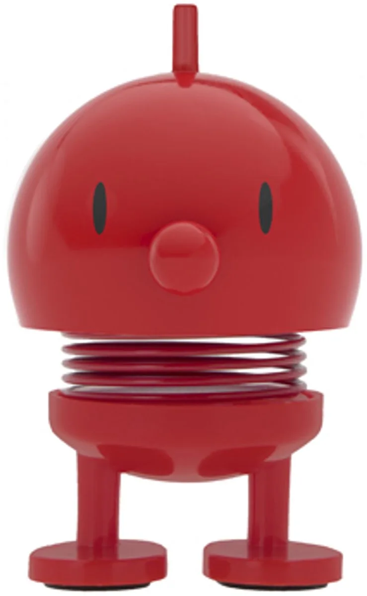 Bumble Beeldje - XS - Rood - Mini Beeldjes Decoratie voor Kantoor, Kamer en Woonkamer - Cadeau Idee voor Mannen, Vrouwen en Kinderen by Hoptimist in Red – product photo