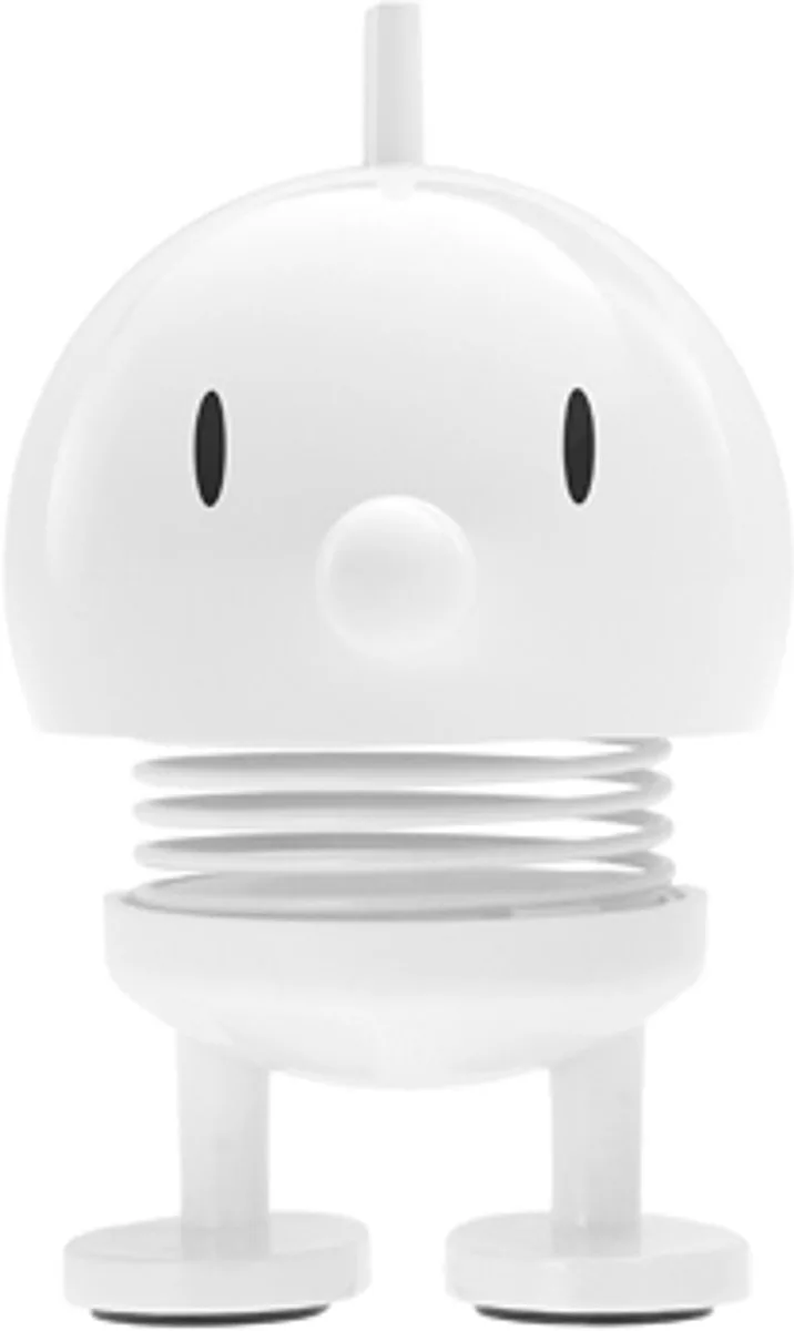Bumble Beeldje - XS - Wit - Mini Beeldjes Decoratie voor Kantoor, Kamer en Woonkamer - Cadeau Idee voor Mannen, Vrouwen en Kinderen by Hoptimist in White – product photo