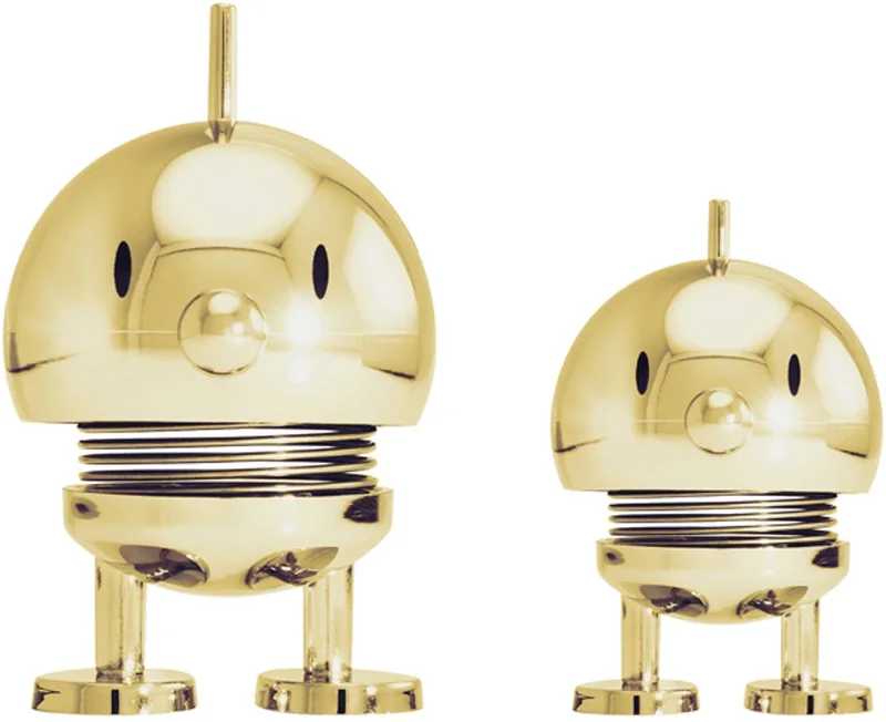 Bumble Beeldjes Set - XS/S - Goud - Limited Edition - Beeldjes Decoratie voor Woonkamer, Kamer en Kantoor - Cadeau Idee voor Mannen, Vrouwen en Kinderen de Hoptimist en Or – photo du produit 1 sur 3