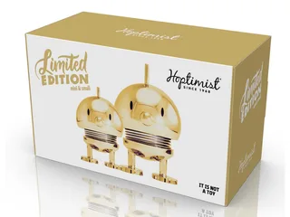 Bumble Beeldjes Set - XS/S - Goud - Limited Edition - Beeldjes Decoratie voor Woonkamer, Kamer en Kantoor - Cadeau Idee voor Mannen, Vrouwen en Kinderen de Hoptimist en Or – photo du produit 3 sur 3