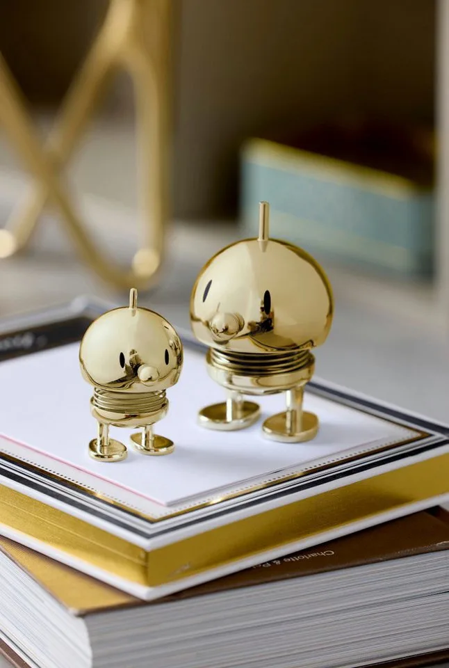 Bumble Beeldjes Set - XS/S - Goud - Limited Edition - Beeldjes Decoratie voor Woonkamer, Kamer en Kantoor - Cadeau Idee voor Mannen, Vrouwen en Kinderen de Hoptimist en Or – photo du produit 2 sur 3