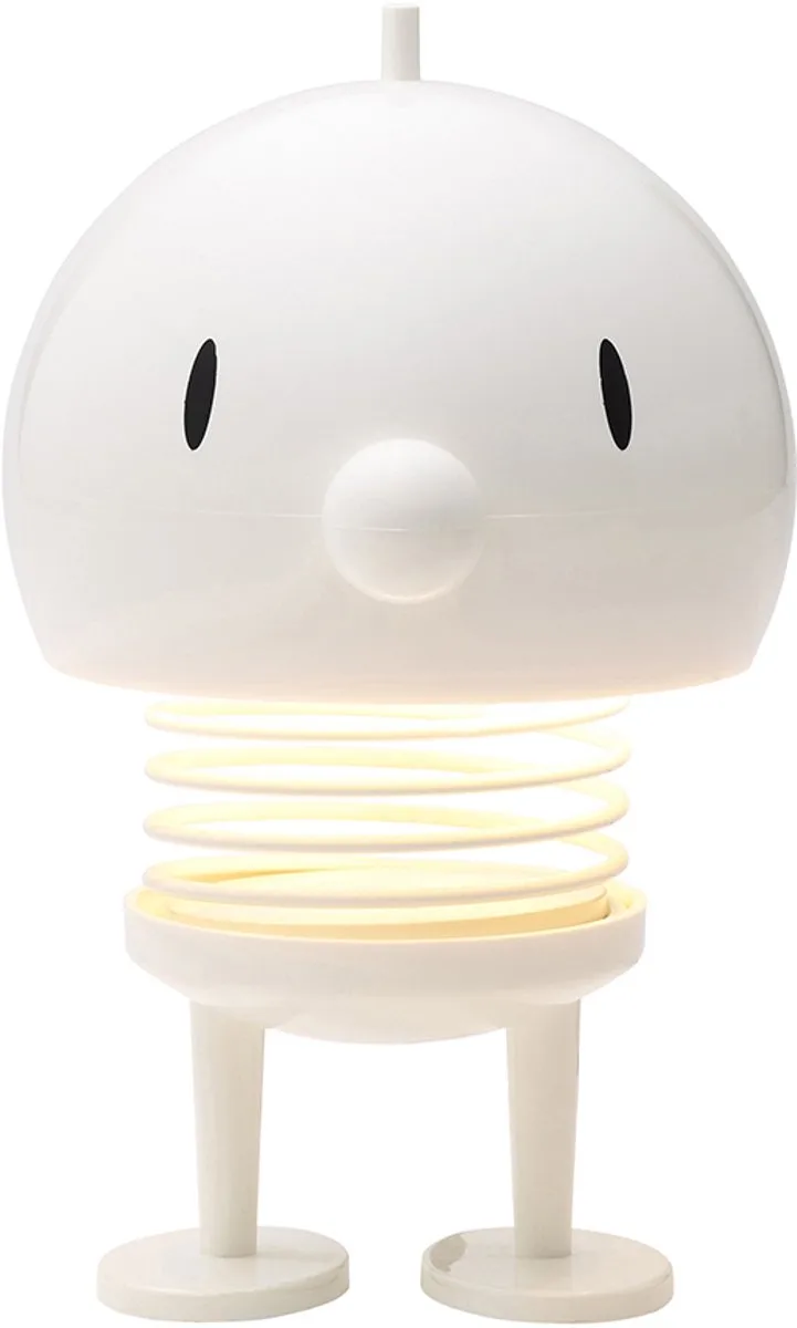 Bumble LED Tafellamp - L - Wit - Dimbare Touch Tafel Lamp - Draadloos en Oplaadbaar via USB-C – Perfect als Tafellampen voor Slaapkamer of Woonkamer fra Hoptimist i Hvid – produktbillede