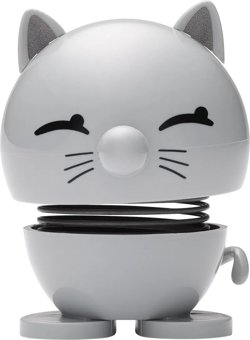 Cat Hoptimist 5,5 x 5,9 x 7,3 cm Lichtgrijs de Hoptimist en Gris clair – photo du produit