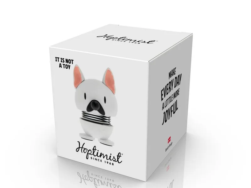 Dekofigur French bulldog XS white 6cm von Hoptimist in Mehrfarbig, Weiß – Produktfoto 2 von 5