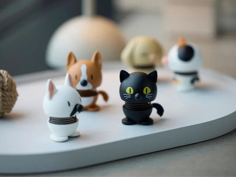 Dekofigur French bulldog XS white 6cm von Hoptimist in Mehrfarbig, Weiß – Produktfoto 4 von 5