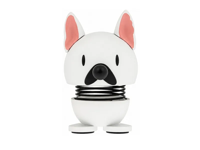 Dekofigur French bulldog XS white 6cm von Hoptimist in Mehrfarbig, Weiß – Produktfoto 1 von 5
