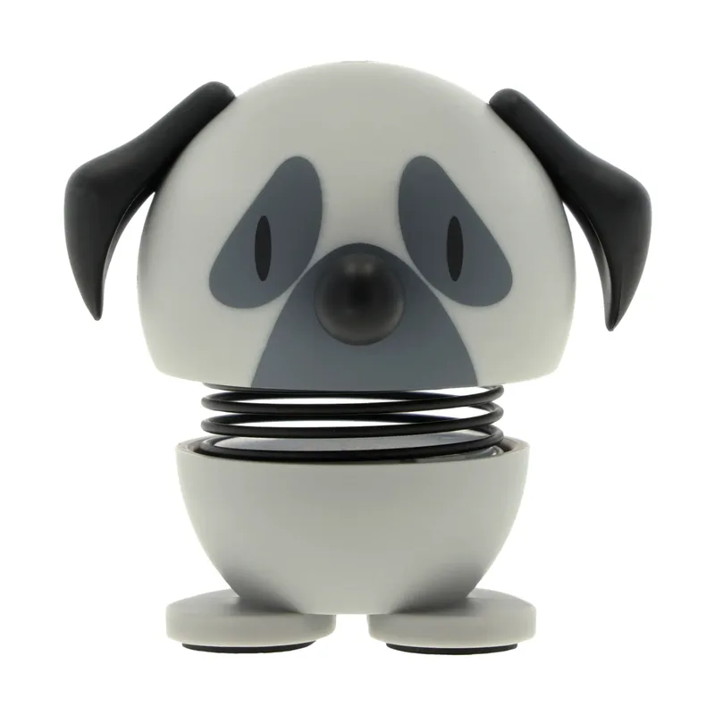 Hoptimist Figur XS Pug, grey fra Hoptimist – produktbillede