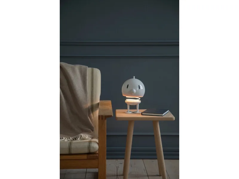 LED-Dekofigur LED Lampe XL White 23cm van Hoptimist in Meerkleurig, Wit – productfoto 4 van 5