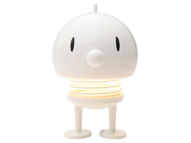 LED-Dekofigur LED Lampe XL White 23cm van Hoptimist in Meerkleurig, Wit – productfoto 1 van 5